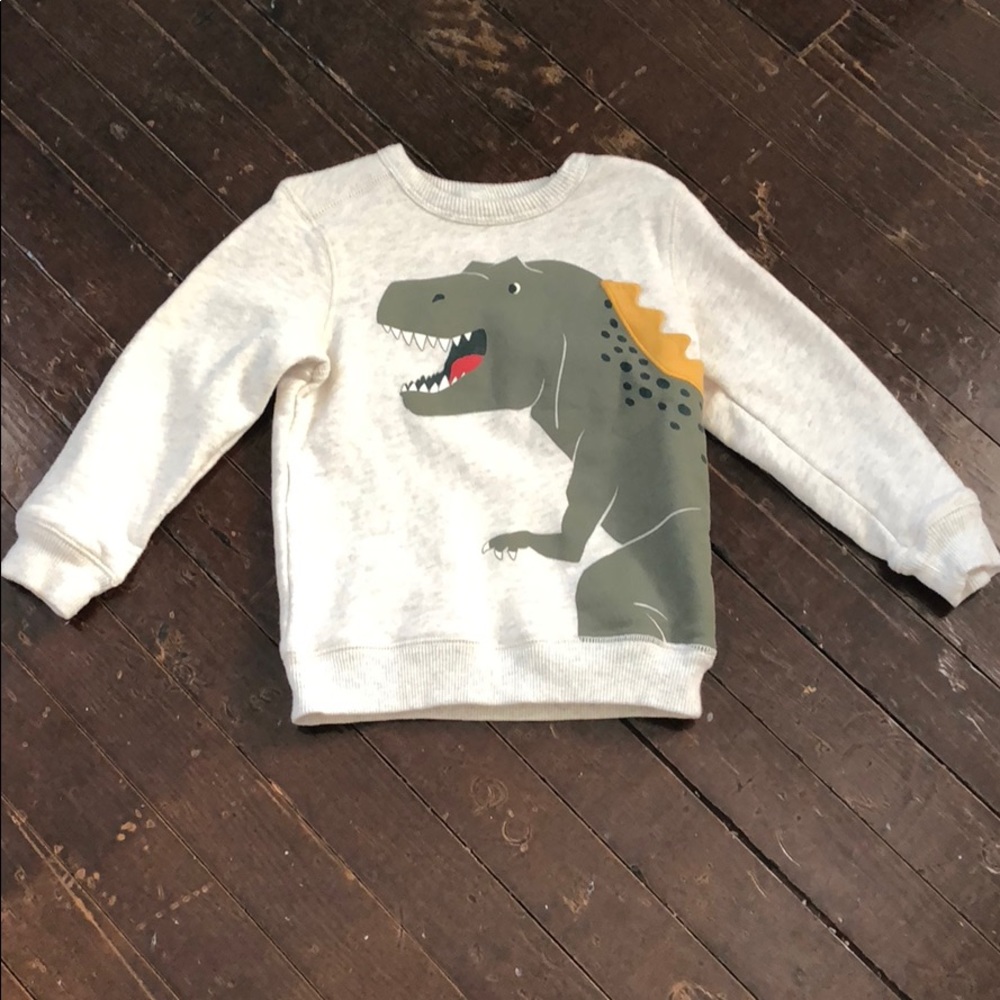 Carters Toddler Boy Dino Sweatshirt Sz 4T NWOT